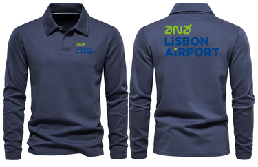 LISBON AIRPORT LONG SLEEVE POLO